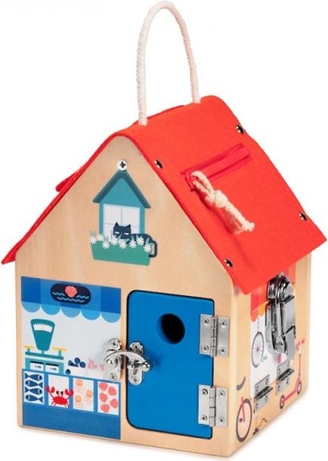 Actual product image Lilliputiens Learning house with multiple closures