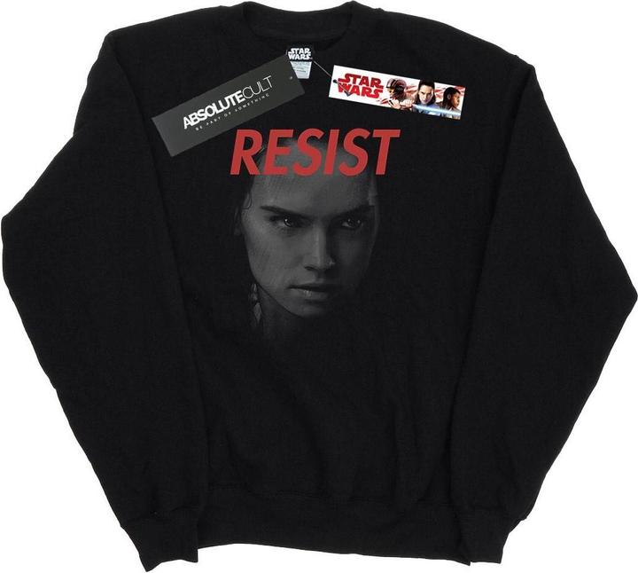 Actual product image Star Wars Mens The Last Jedi Rey Face Sweatshirt (3XL)