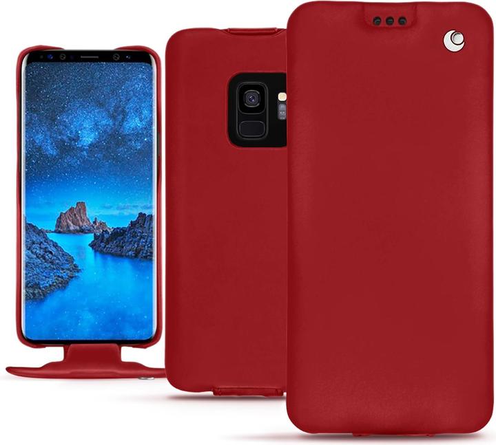 Productafbeelding Noreve Lederen omslag verticaal (Samsung Galaxy S9)