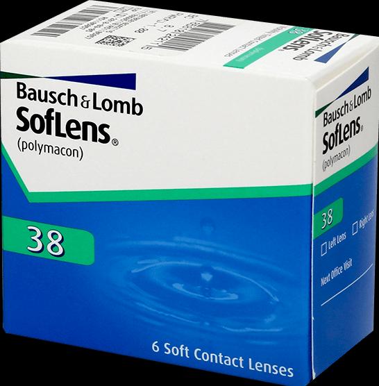 Actual product image SofLens 38 Monthly Lenses (6 Piece, Monthly lens, Spherical)
