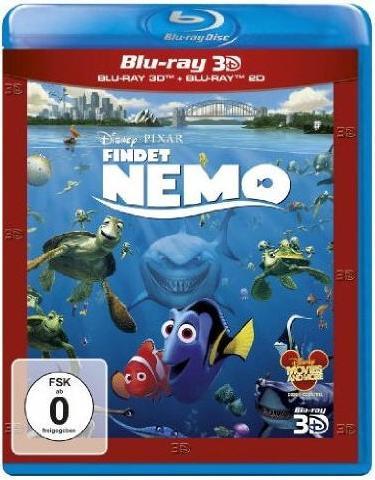 Finding Nemo (3D Blu-ray, 2003, English, German)