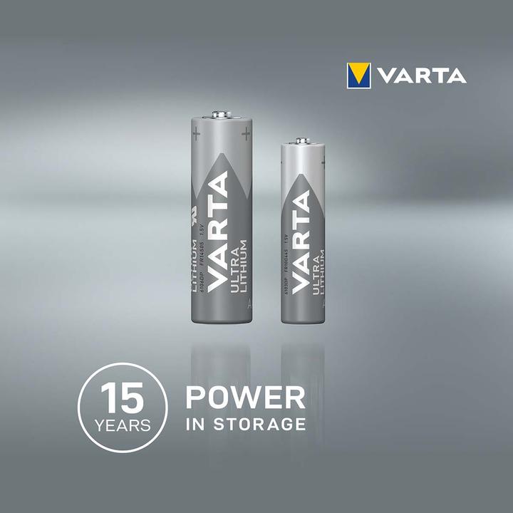 Actual product image Varta ULTRA Lithium (4 pcs., AAA, 1100 mAh)