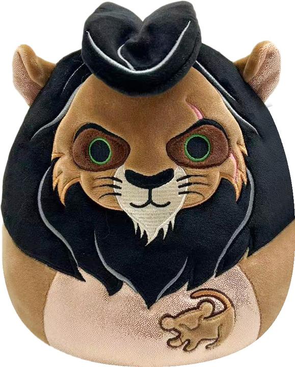 Actual product image Squishmallows The Lion King Scar, 20cm (Disney Lion King) (20 cm)