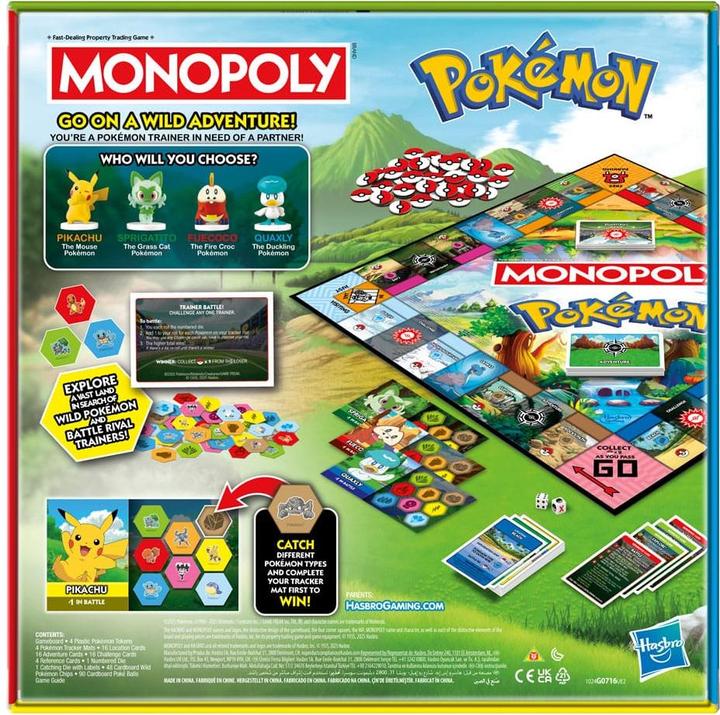 Produktbild Hasbro Pokémon Brettspiel Monopoly *Englische Version* (Englisch)