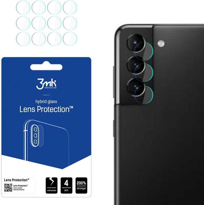 Actual product image 3MK Camera protection glass, camera glass (1 Piece, Samsung Galaxy S21 5G)