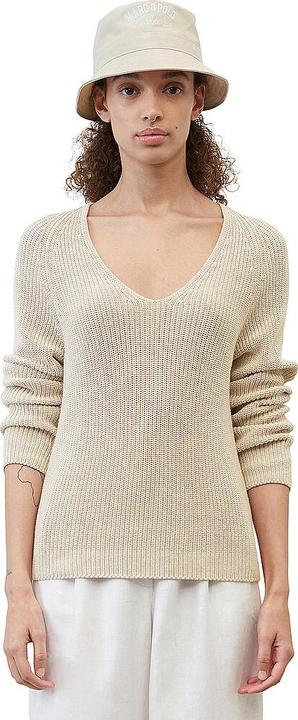 Produktbild Marc O'Polo Cardigan Stich Pullover V-Neck sandy melange (M)
