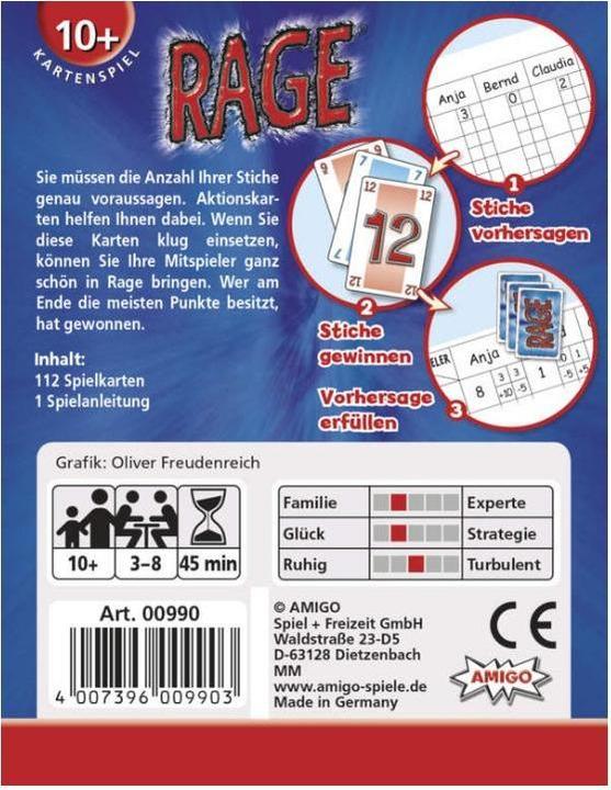 Image du produit Amigo Rage (Allemand)