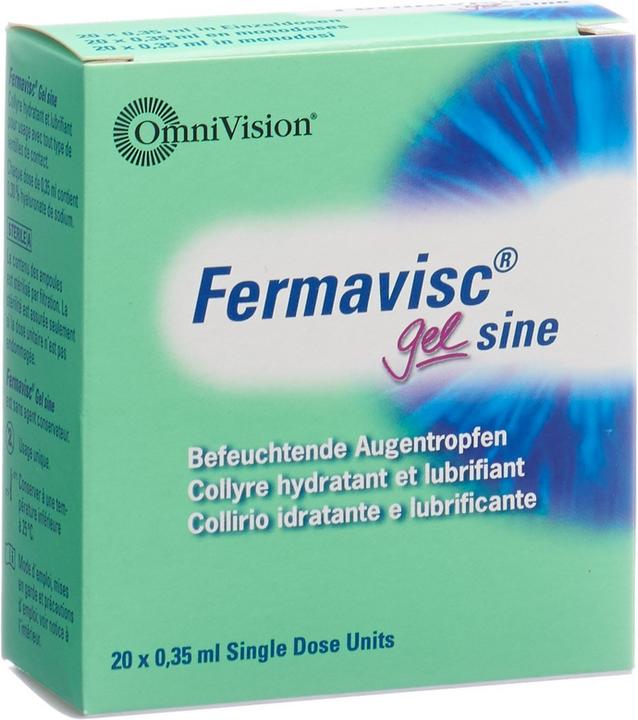 Actual product image OmniVision Fermavisc Gel Sine (7 ml, Fermavisc Gel sine Gtt Opht)