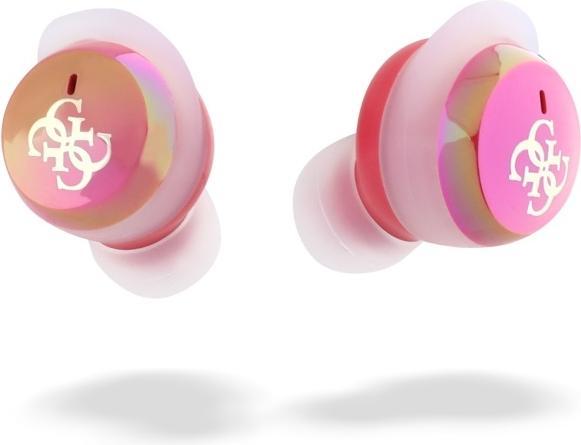 Immagine prodotto Guess 4G Logo Mini TWS Cuffie senza fili Bluetooth - Rosa (ANC, 24 h, Senza fili)