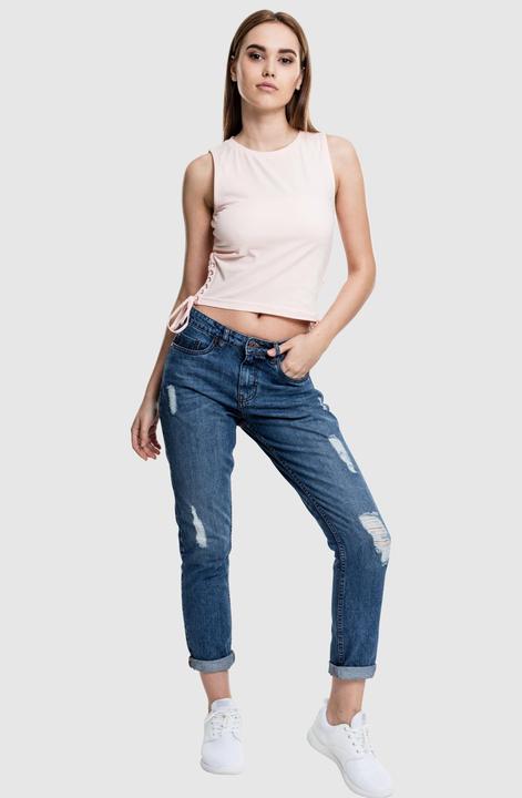 Actual product image Urban Classics Ladies Lace Up Cropped Top (M)
