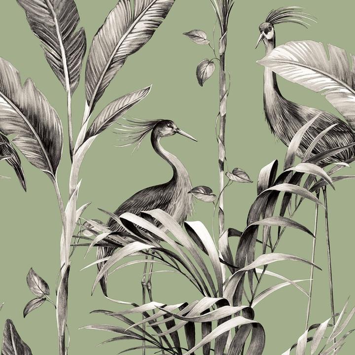 Actual product image World of Wallpaper Wallpaper Azzurra Leaf Design (10 x 0.5 m)