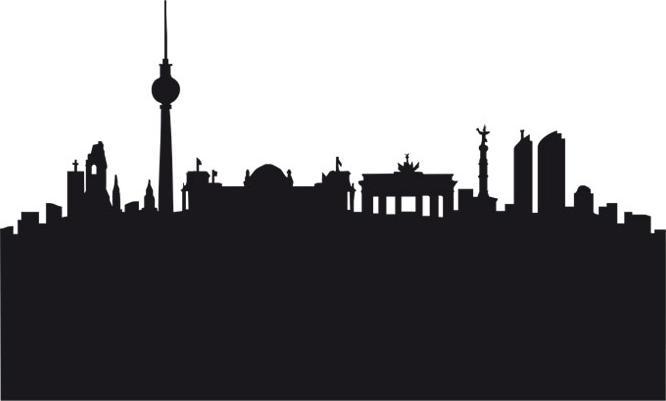 Image du produit Trenddeko Berlin Skyline (72 x 120 cm)