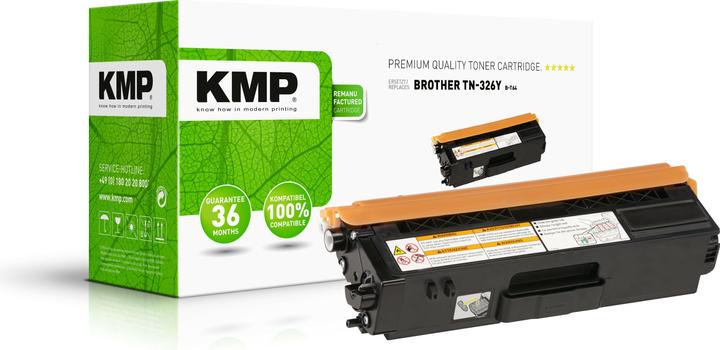 Image du produit KMP B-T64 Toner yellow compatible avec Brother TN-326 Y (Y)