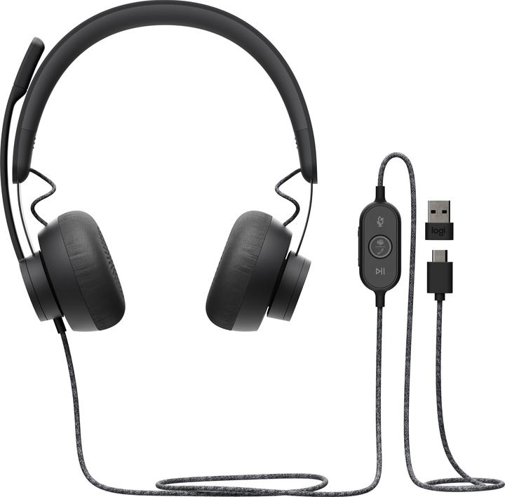 Logitech Zone Wired (Cable, USB-C)
