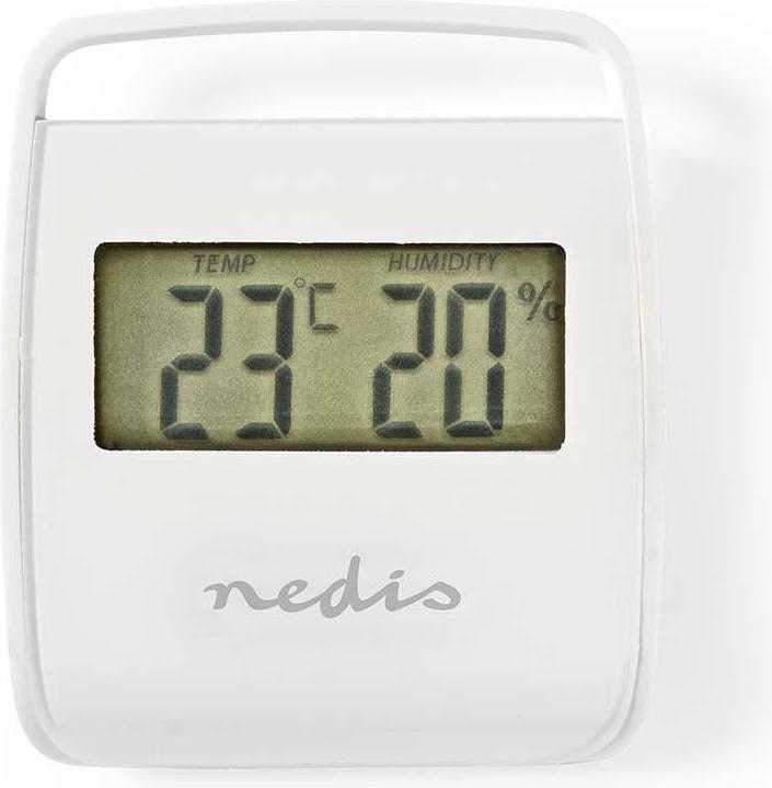 Immagine prodotto Nedis Termometro digitale | Interno | Temperatura ambiente | Umidità ambiente | Bianco