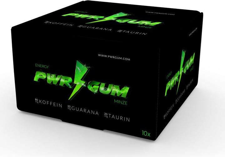 Produktbild Pwrgum Kaugummi 10 er Pack mit (0.70 Stk., 120 g)