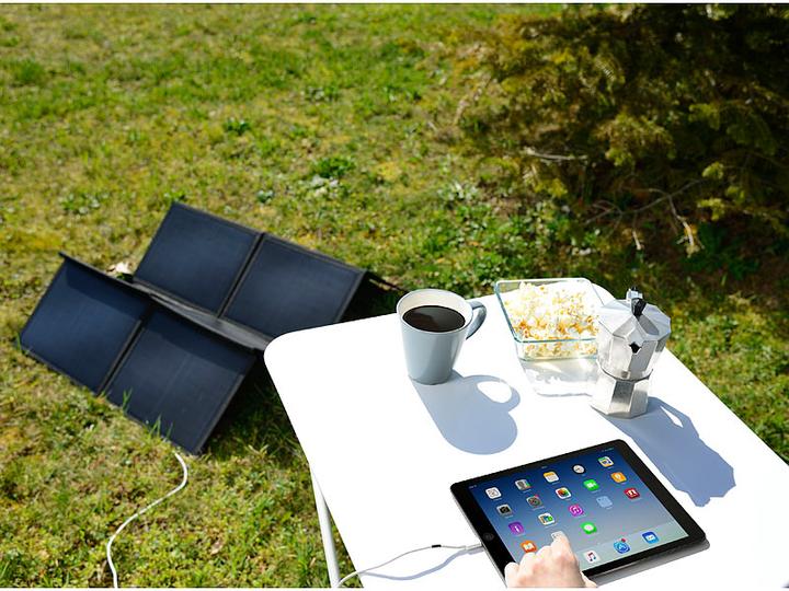 Produktbild Revolt Mobiles, faltbares Solarpanel, 100 Watt & Solar-Laderegler 30 A (100 W)