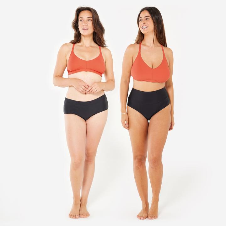 Produktbild Nabaiji Sportbikini Oberteil Damen strukturiert - Lila Simy terracotta (38)