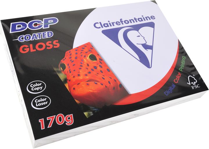 Immagine prodotto Clairalfa Carta per stampanti laser DCP Coated Gloss, A4, 170 g/m² (170 g/m², 250 x, A4)