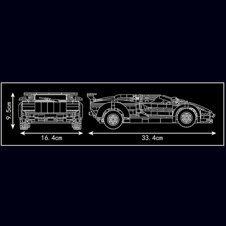 Actual product image Mould King Italienischer Sportwagen Lambo (motorisiert)