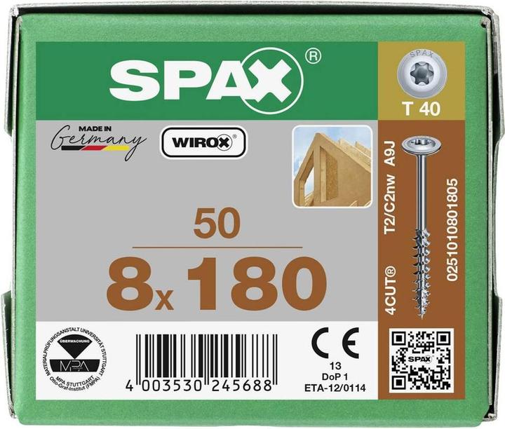 Produktbild Spax Holzbauschrauben (50 Schrauben pro Stück)