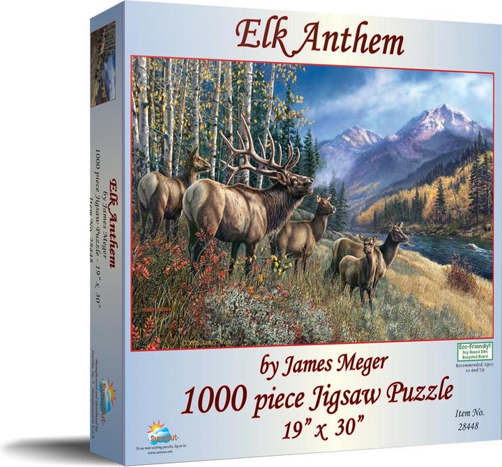 Image du produit Sunsout Puzzle 1000 pièces James Meger - Elk Anthem (1000 pièces)