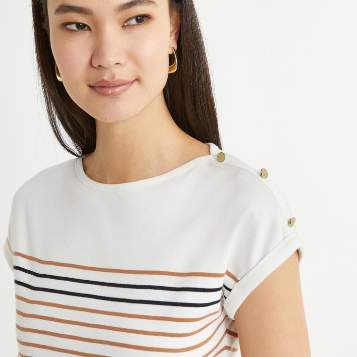 Produktbild Anne Weyburn Gestreiftes T-Shirt (40)