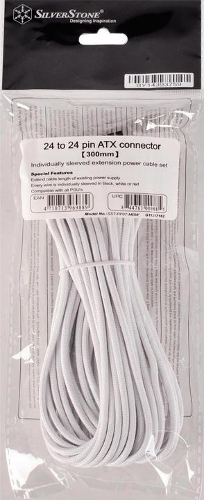 Produktbild Silverstone ATX Extension 24-24Pin weiss