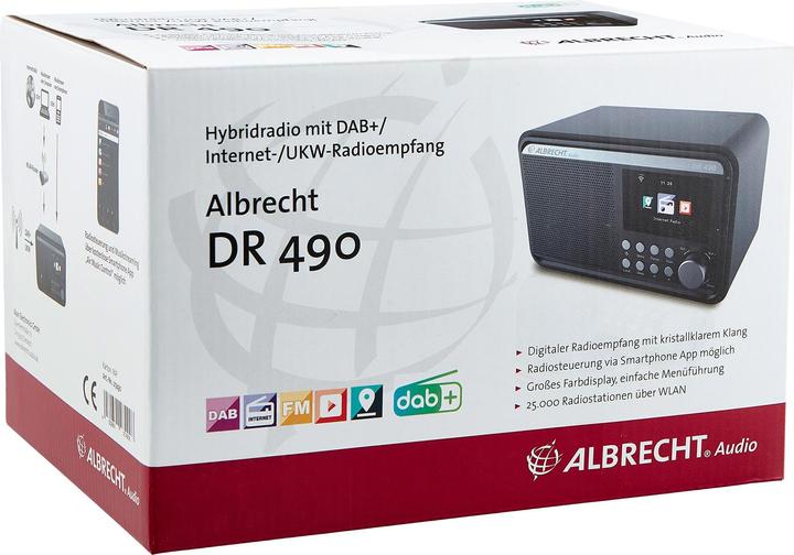 Immagine prodotto Albrecht DR 490 (Web radio, DAB, WiFi)