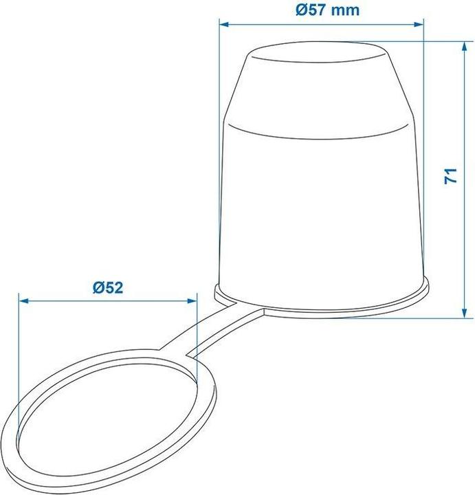 Immagine prodotto ProPlus Tappo di plastica con anello in blister
