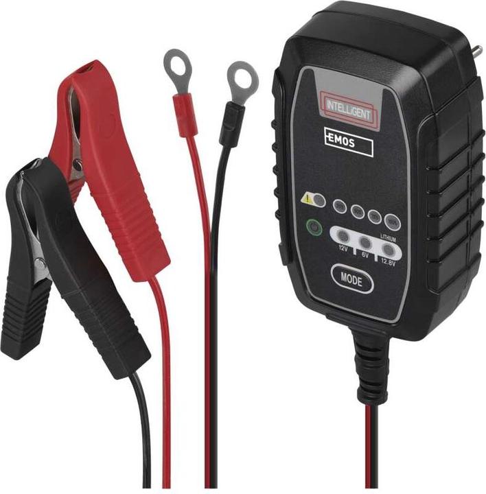 Immagine prodotto Emos Caricabatterie per auto /12V 0,8A (12V, 6V, 0.80 A)