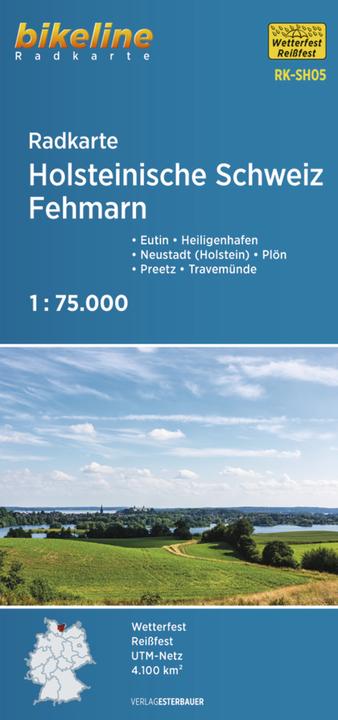 Actual product image Cycle map Holstein Switzerland Fehmarn