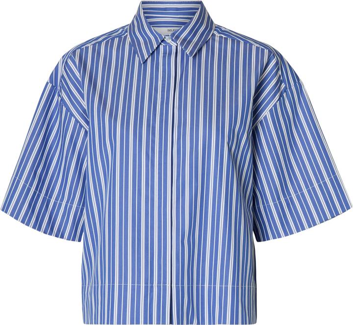 Actual product image Selected Femme Streifen Kurzarmhemd (40)
