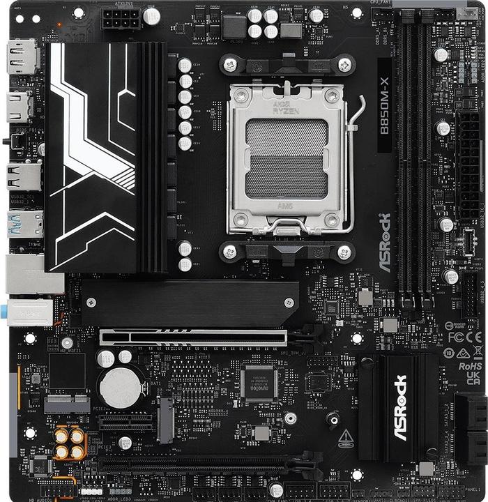Produktbild AsRock B850M-X R2.0 AM5 mATX HDMI/DP DDR5 (AM5, AMD B850, mATX)