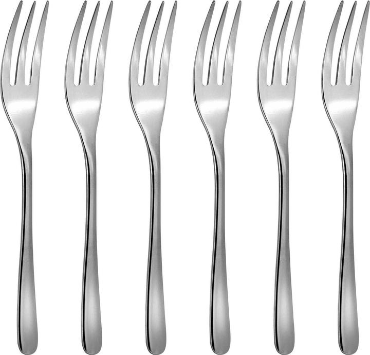 Sambonet Set di forchette da torta chiave 6 pezzi in acciaio inossidabile (6 Pezzo/i, Set di posate)
