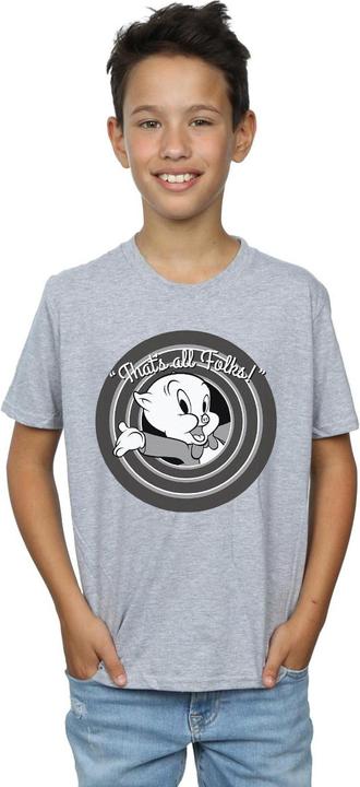 Image du produit Looney Tunes Boys That's All Folks Porky Pig T-Shirt (128)