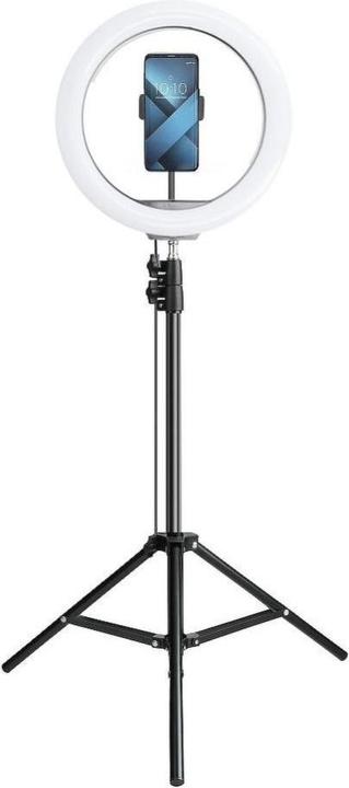 Image du produit Techonic Smart device OEM LED Ring Stream RGB lamp 12" FULL COLOR avec support pour mobile + trépied noir