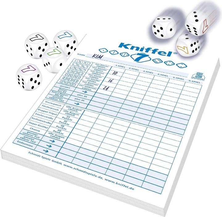 Actual product image Schmidt Spiele Kniffel 7 (d) (German)
