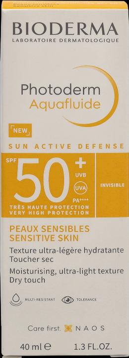 Produktbild Bioderma Photoderm Aquafluide SPF50+ (Sonnencreme, SPF 50, 40 ml, 0.04 g)