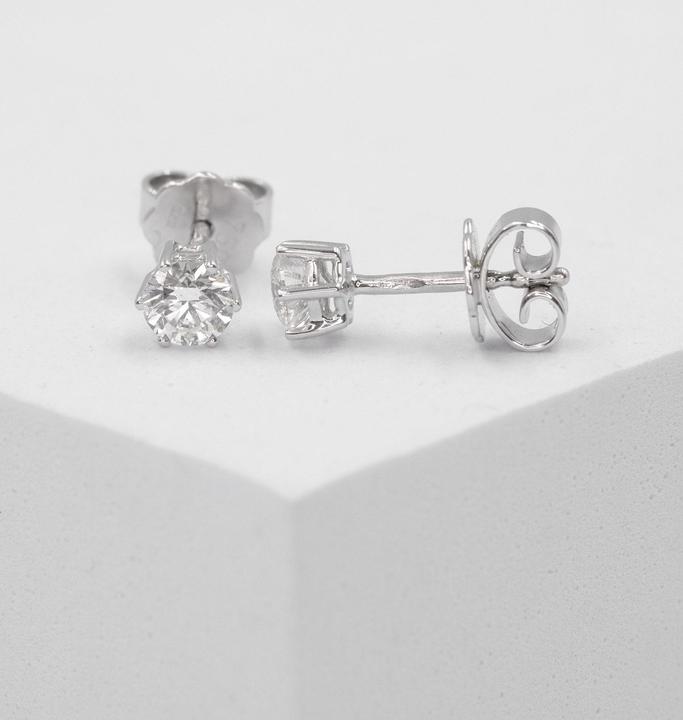 Image du produit Muau Boucles d'oreilles (Or blanc 750)