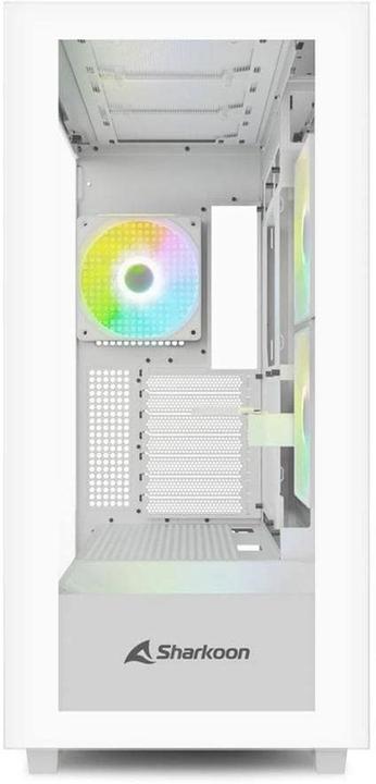 Produktbild Sharkoon Rebel C60 RGB ATX White (ATX, Mini-ITX, mATX)