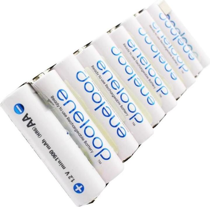 Produktbild Sanyo Akku Eneloop 12 Volt AkkuPack mit Lötfahnen (10 Stk., 2000 mAh, Akku)