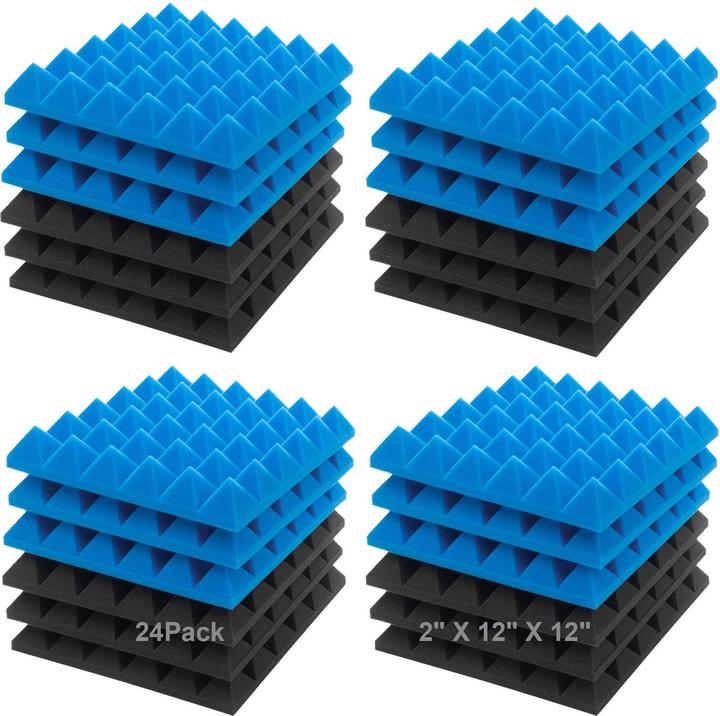 Jber Akustikschaumstoff-Platten (24 Stk.)