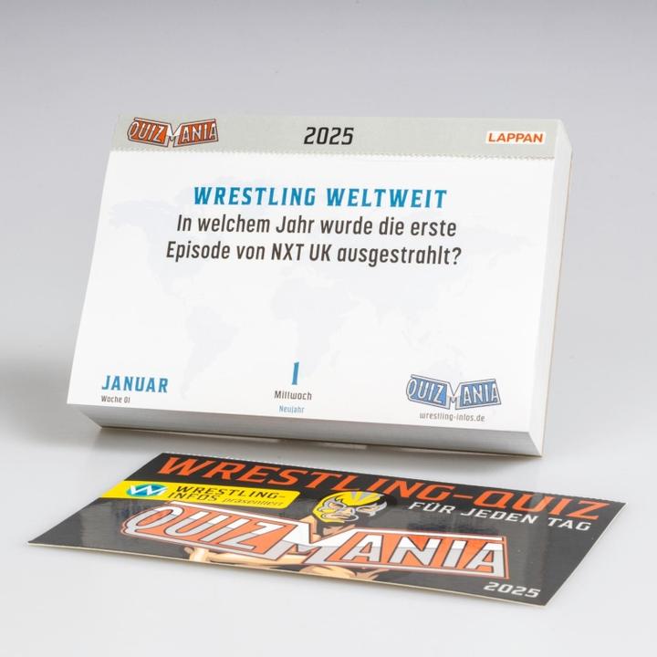Image du produit QuizMania - Le quiz de catch pour chaque jour de 2025 (Allemand)