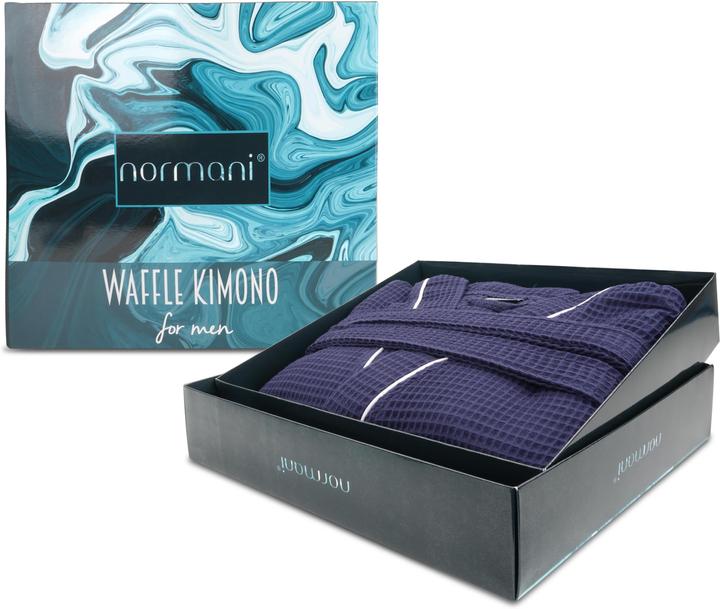 Produktbild Normani Herren Morgenmantel mit Waffel-Piqué Bali (5XL)