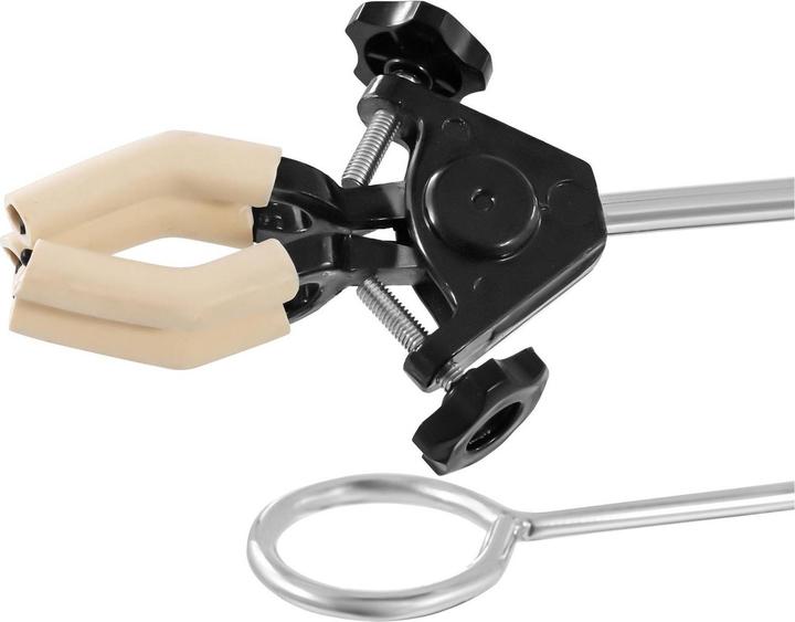 Image du produit Steinberg Support de laboratoire - Avec pince à burette, 2 pinces et 3 anneaux