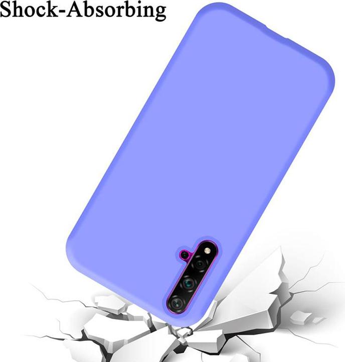 Actual product image Cadorabo TPU Liquid Silicone Case Cover (Huawei Nova 5T, Honor 20s, Fee 20)