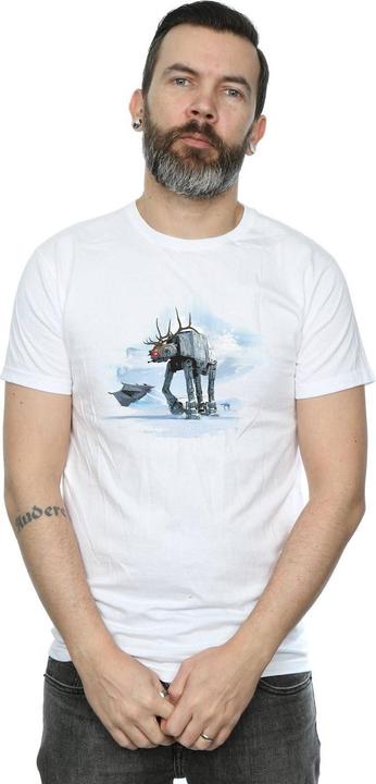 Immagine prodotto Star Wars Christmas AT-AT Reindeer Maglietta Uomo (L)
