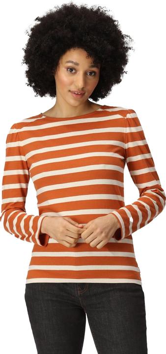 Actual product image Regatta Womens/Ladies Federica Stripe Long-Sleeved T-Shirt (42 D)