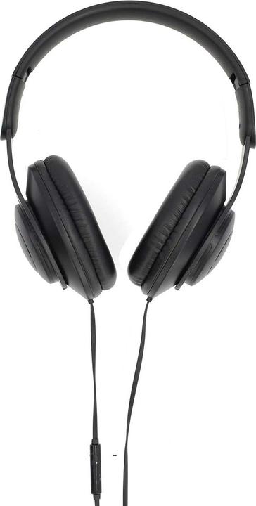 Actual product image Nedis Over-Ear Headphones Wired | Cable length: 1.20 m | Volume control | Black (Cable)